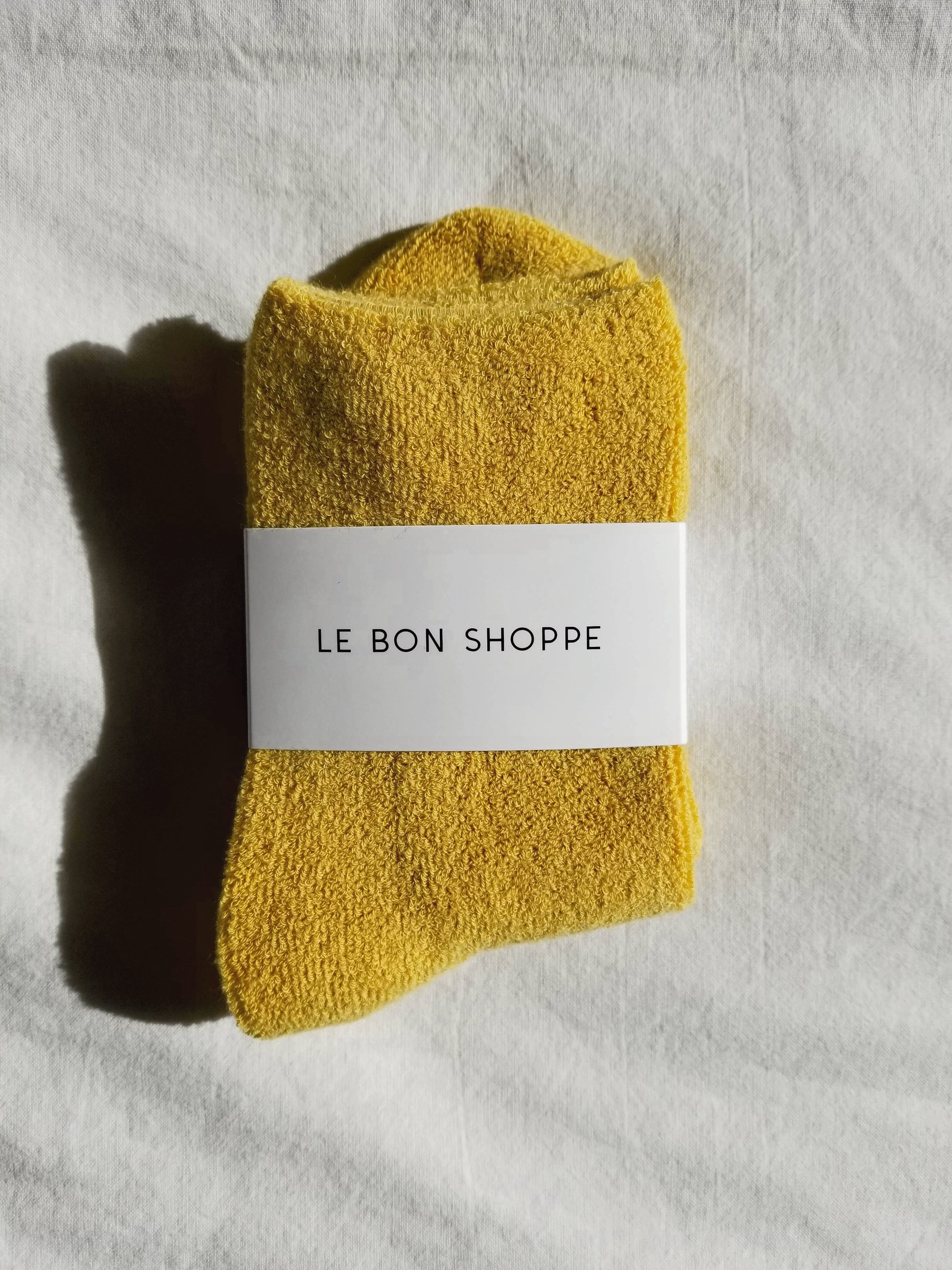Cloud Socks in Honey Gold