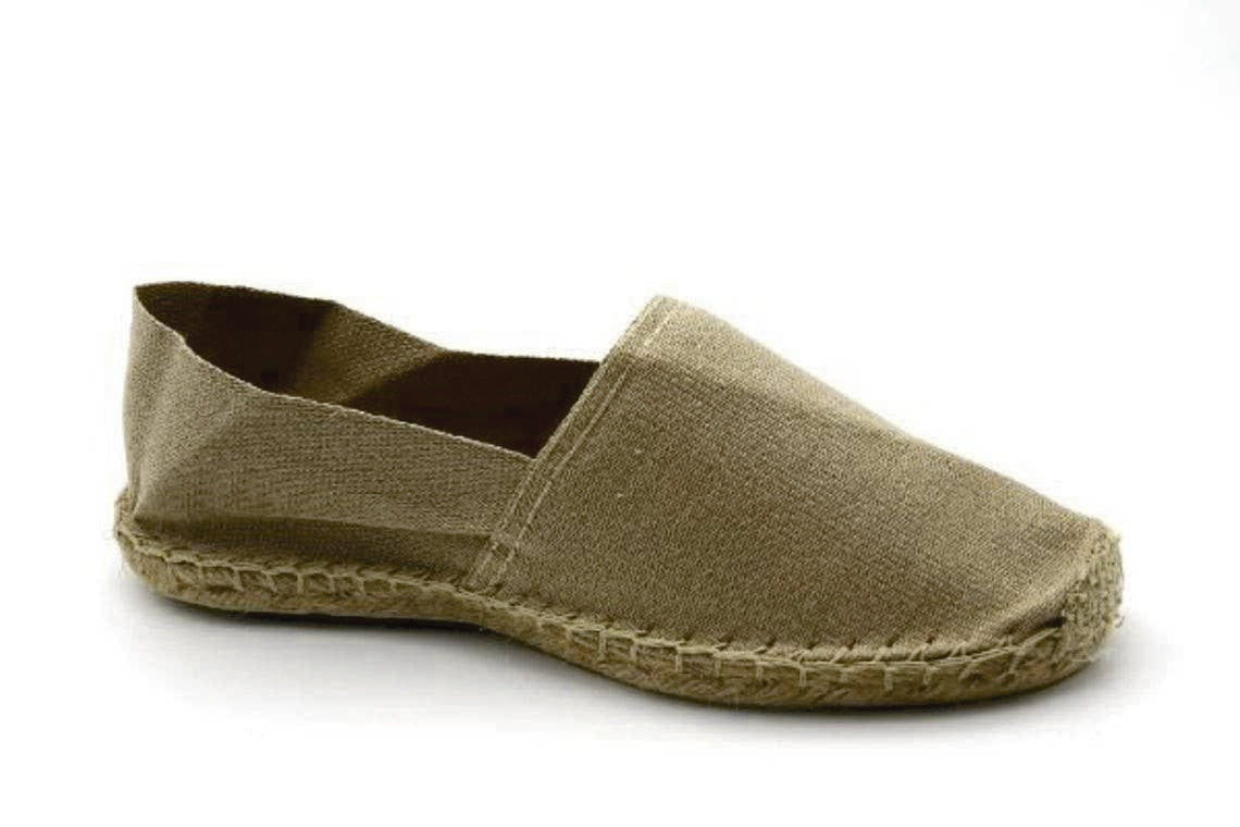 Chic Plain Basque Espadrilles - Sable