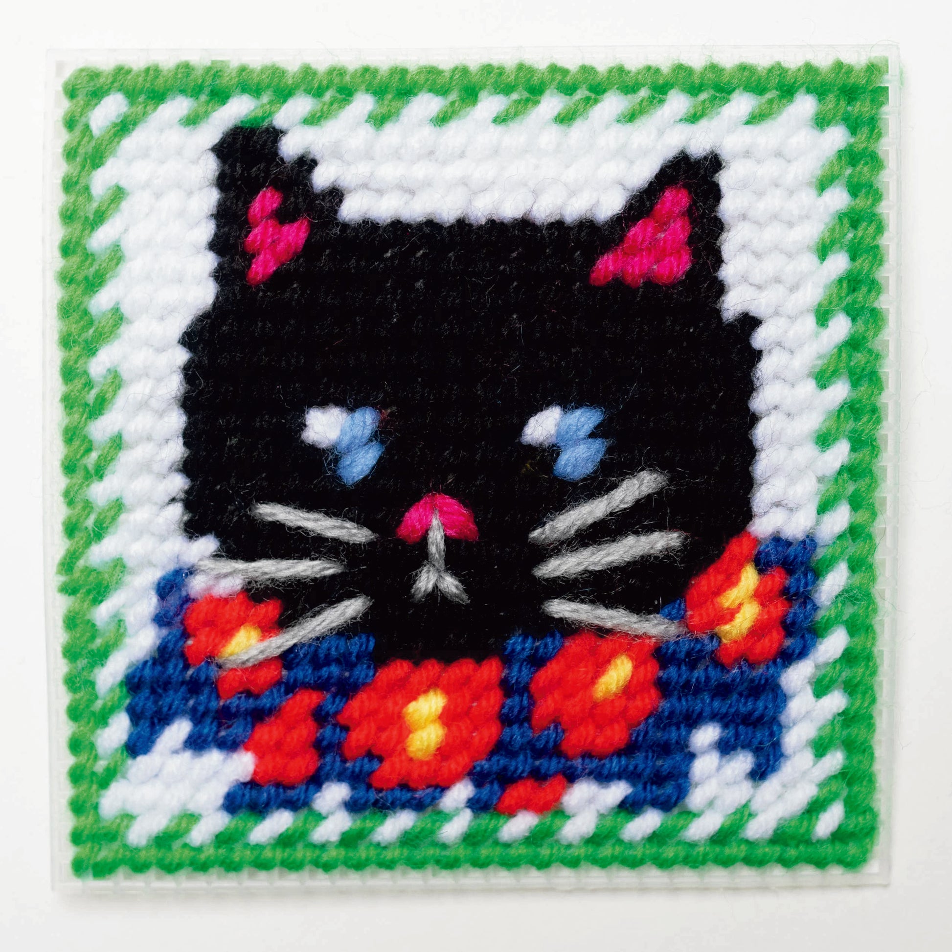 Captivating Black Cat Needlepoint Kit