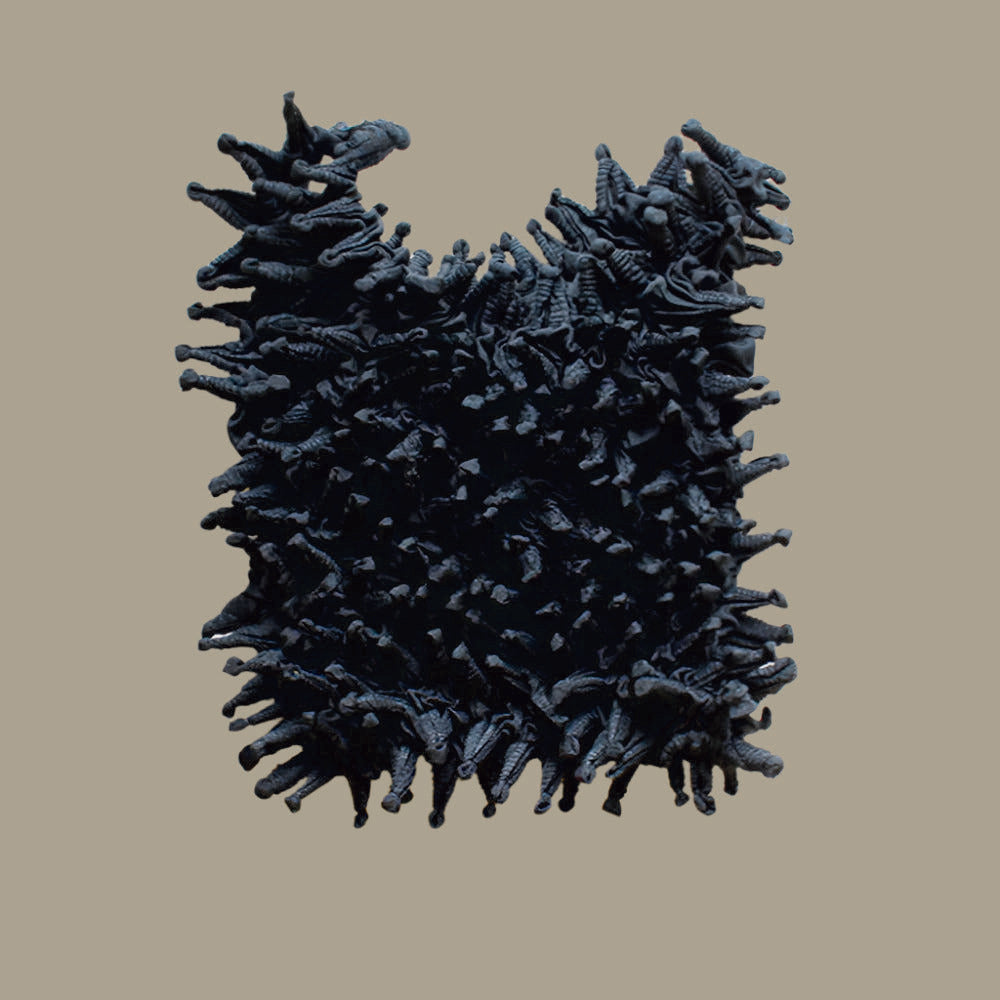 Stylish Black Shibori Reusable Bag