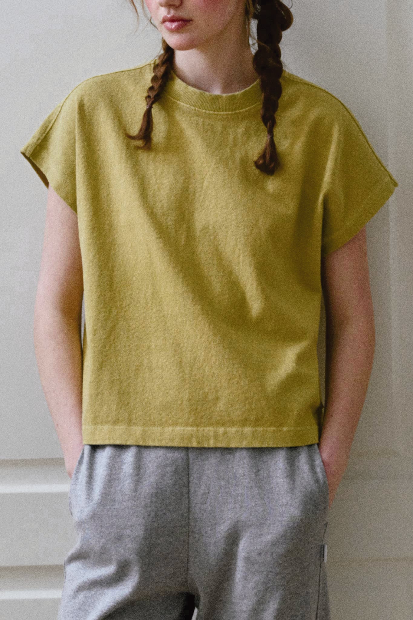 Jeanne Tee in Ochre Elegance