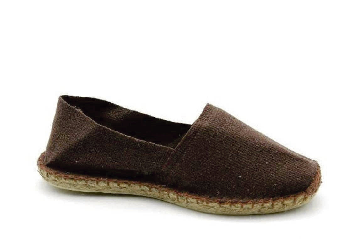 Elegant Chocolate Basque Espadrilles