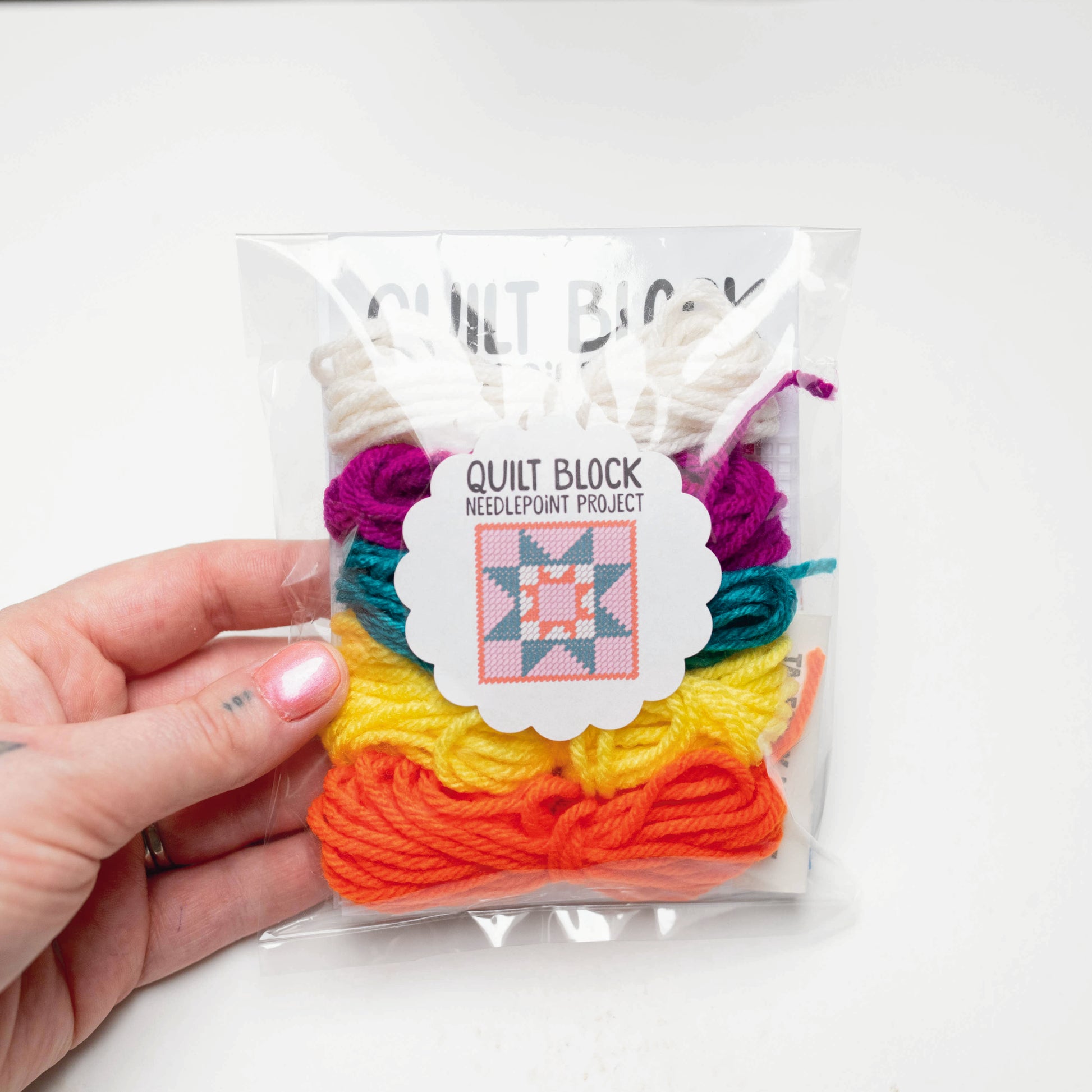 Stunning Quilt Block Needlepoint Kit
