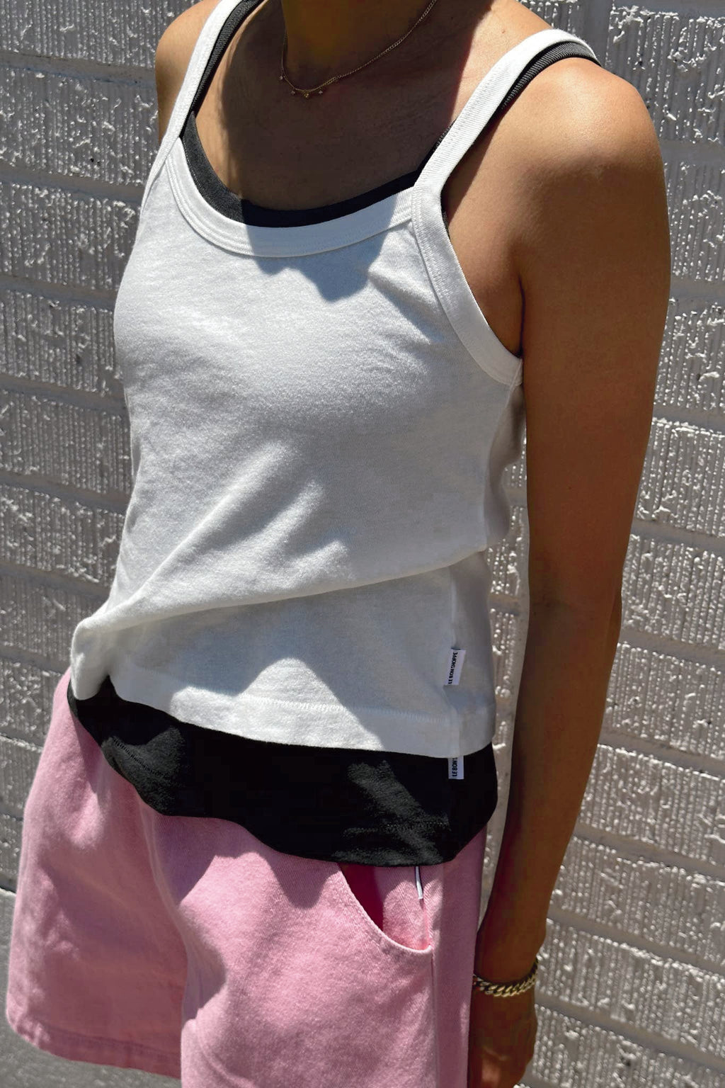 Organic Cotton Dana Cami in Vintage White