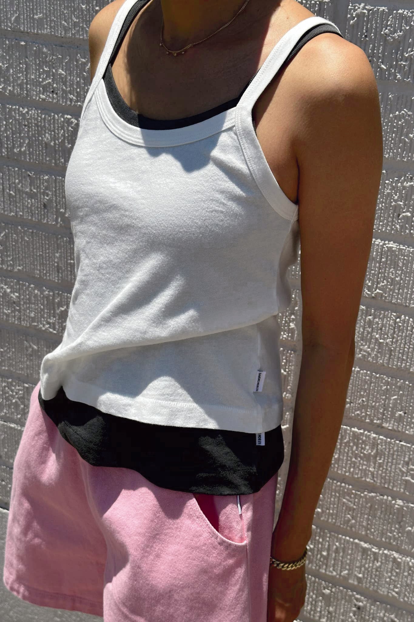 Organic Cotton Dana Cami in Vintage White