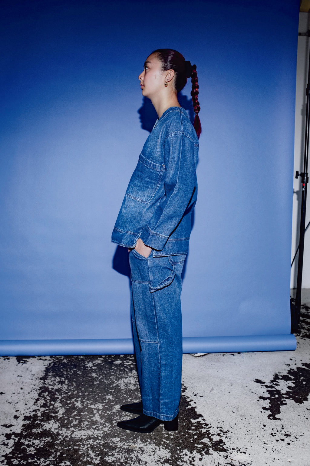 Stylish Miguel Blue Denim Cardigan