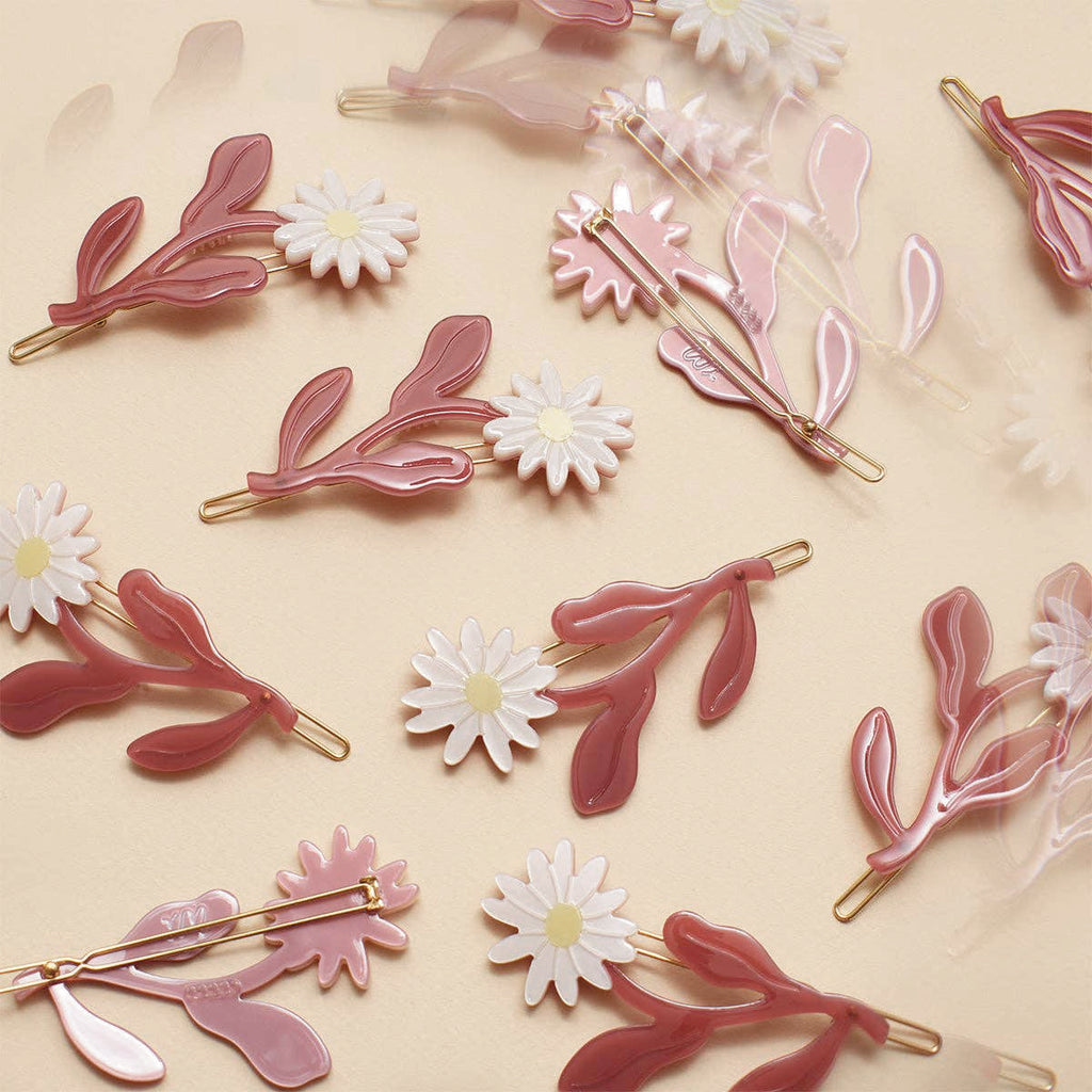 Adorable Marguerite Daisy Flower Hair Barrette