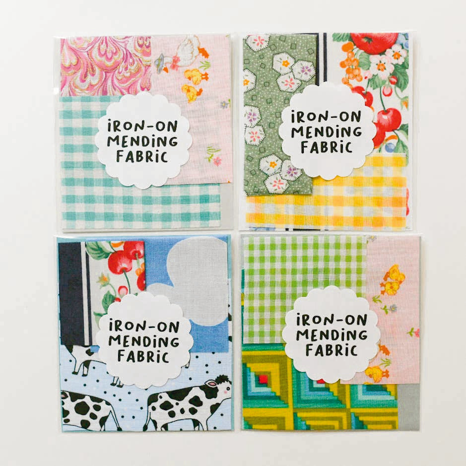 Small Iron-On Mending Patch Pack