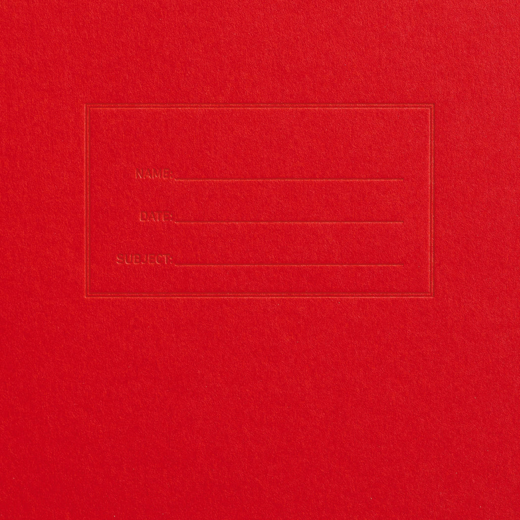 Warm Red Standard Notebook: Perfect for Right-Handed Sketching