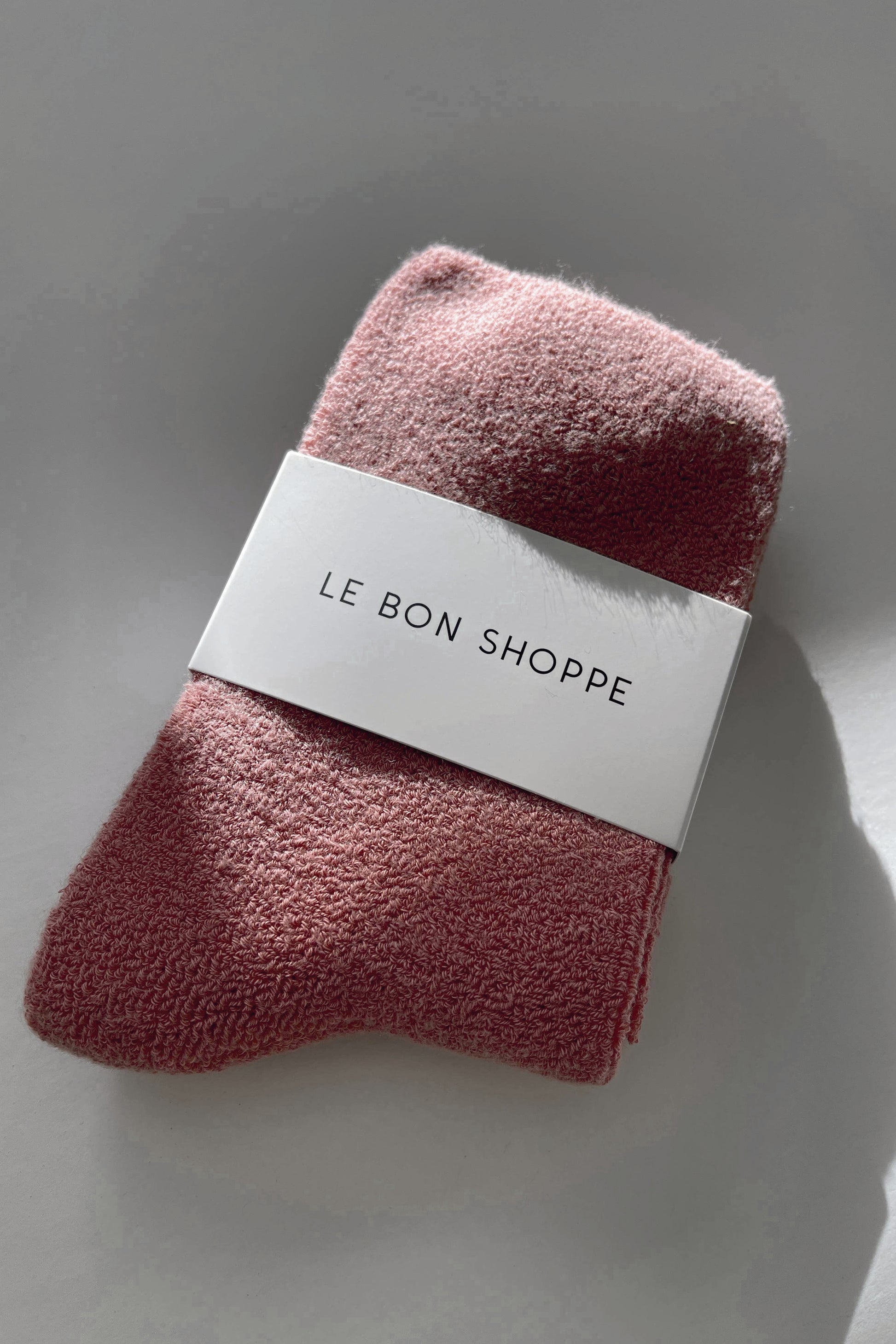 Plush Cloud Socks in Mulberry