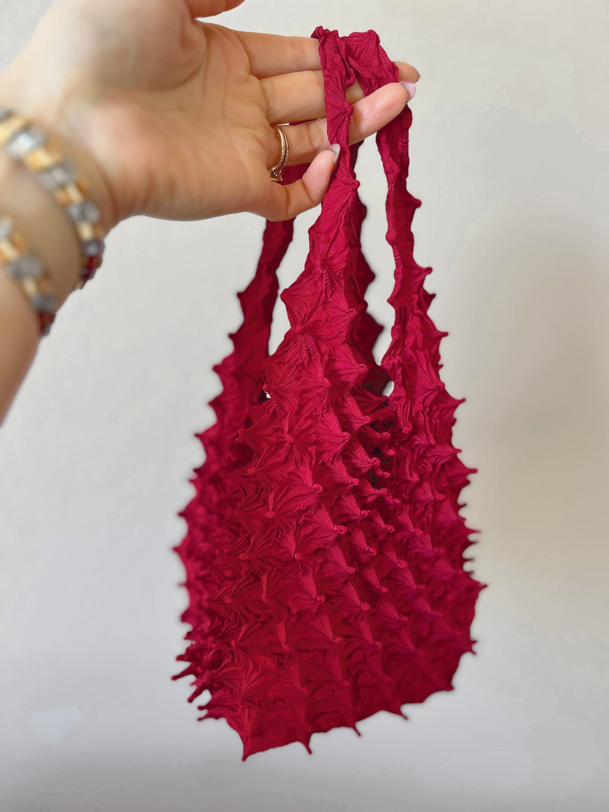 Elegant Japanese Shibori Grocery Bag