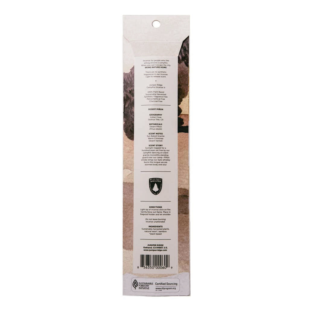 Campfire Incense: Desert Piñon Essence