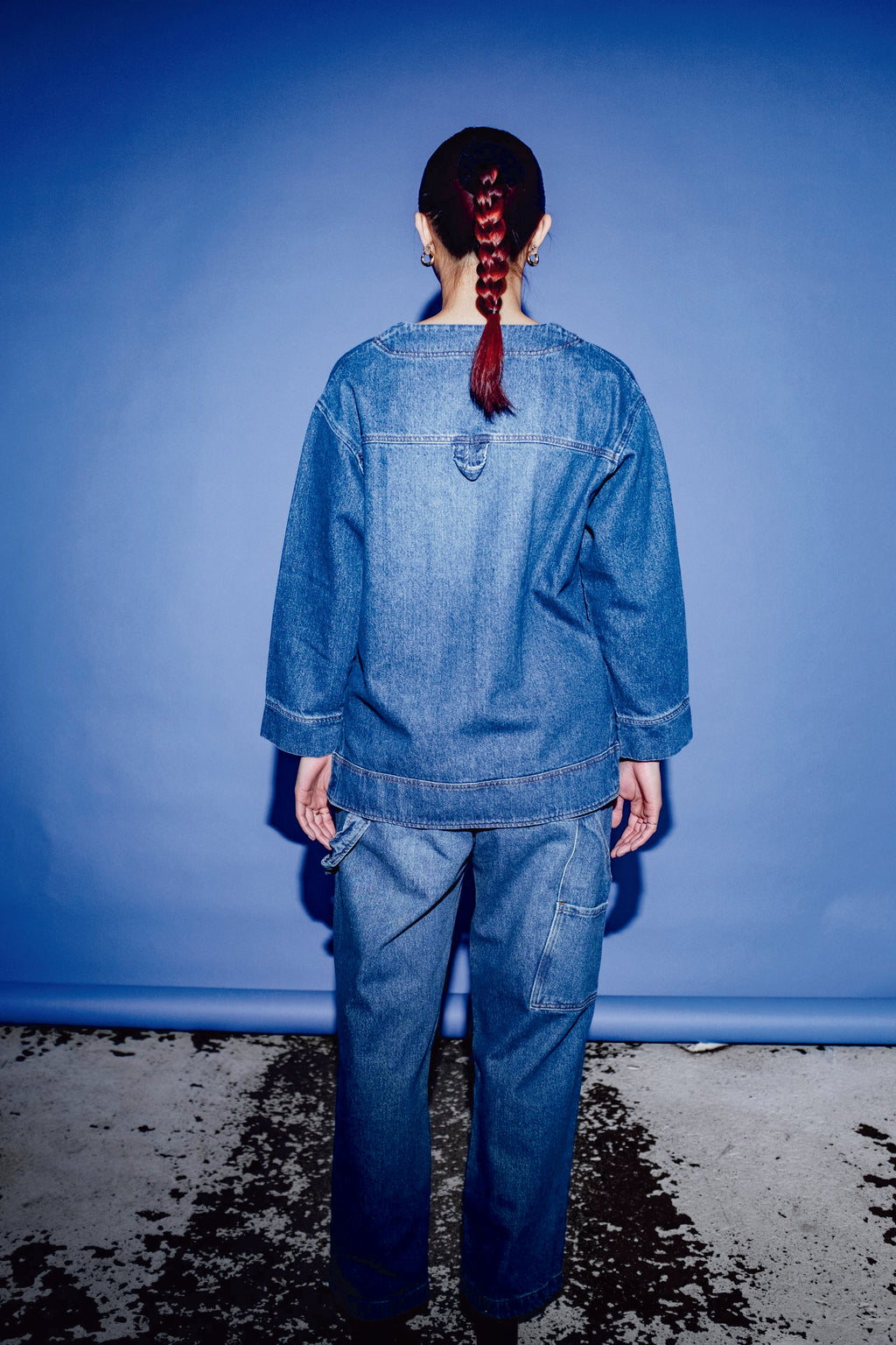 Stylish Miguel Blue Denim Cardigan