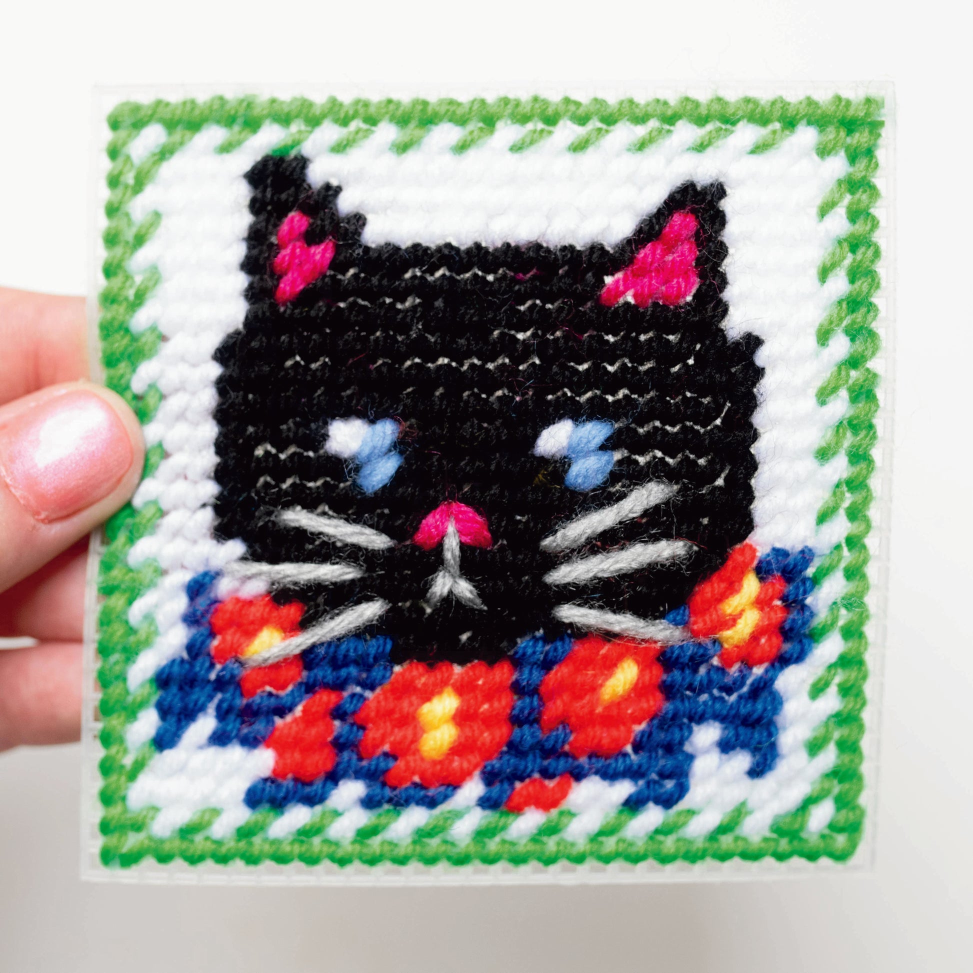 Captivating Black Cat Needlepoint Kit
