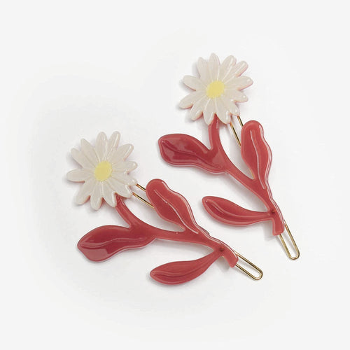 Adorable Marguerite Daisy Flower Hair Barrette