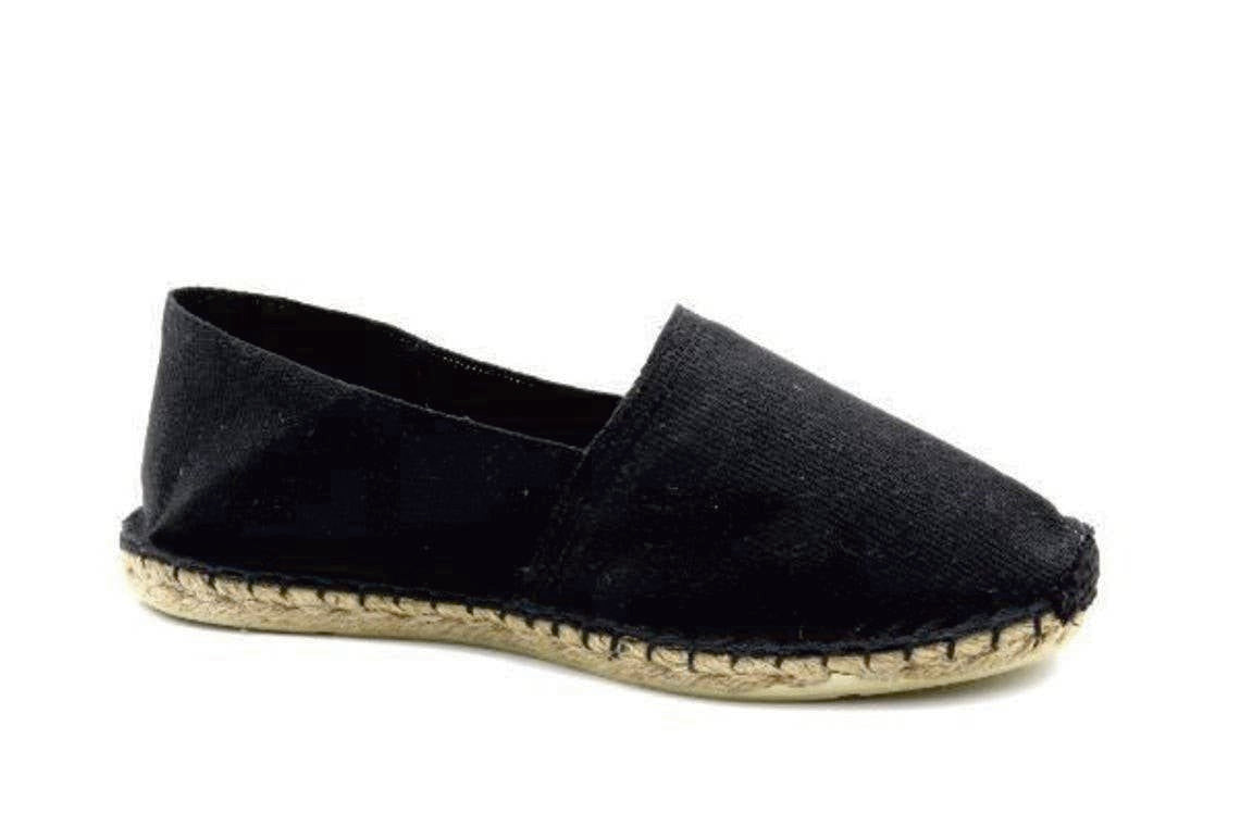 Classic Black Basque Espadrilles