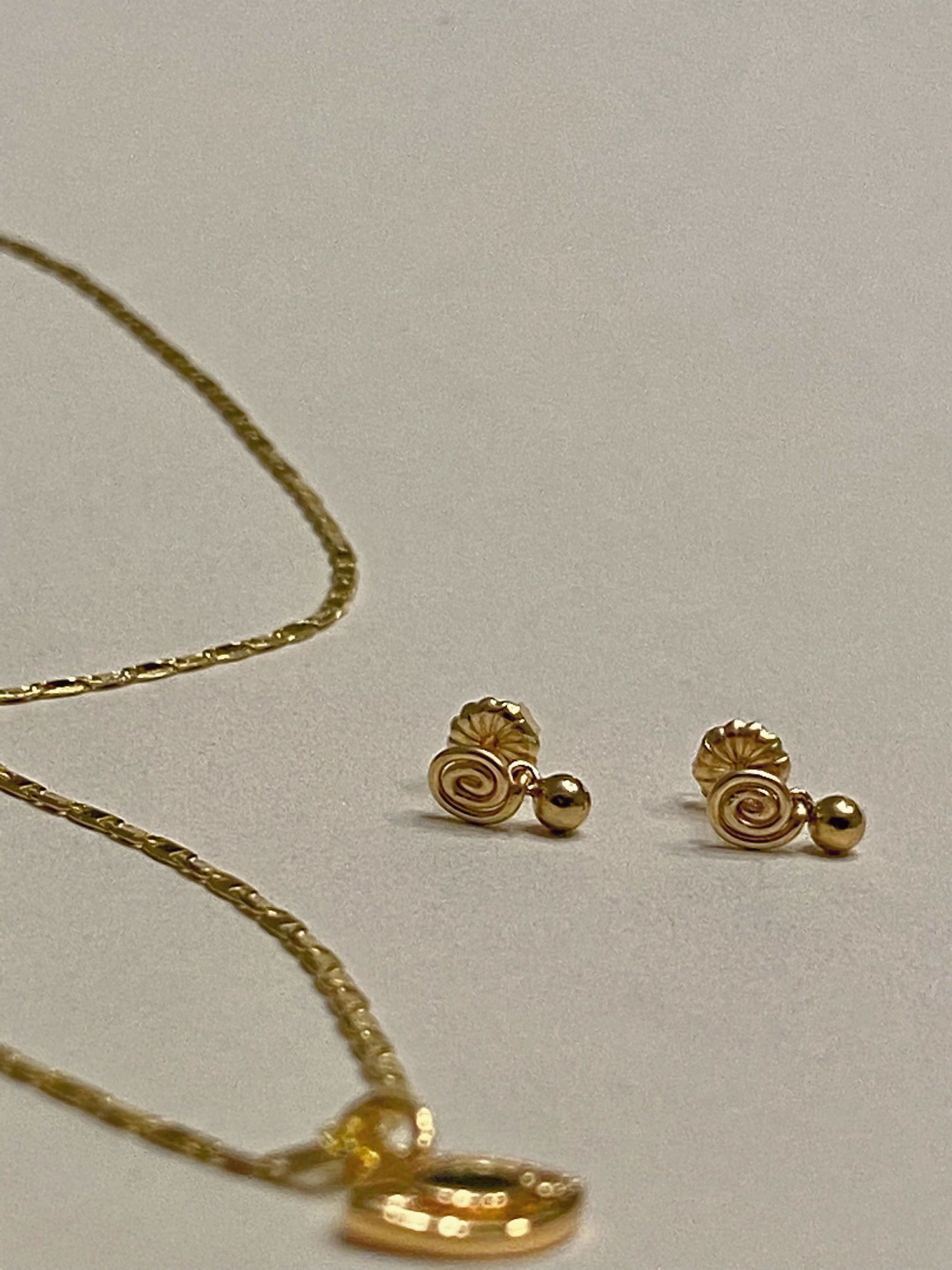 Stunning Inward Sphere Earrings