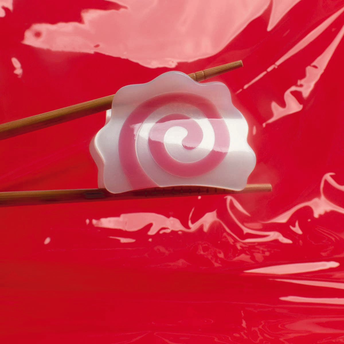 Vibrant Naruto Pink Spiral Fish Cake Acetate Hair Claw