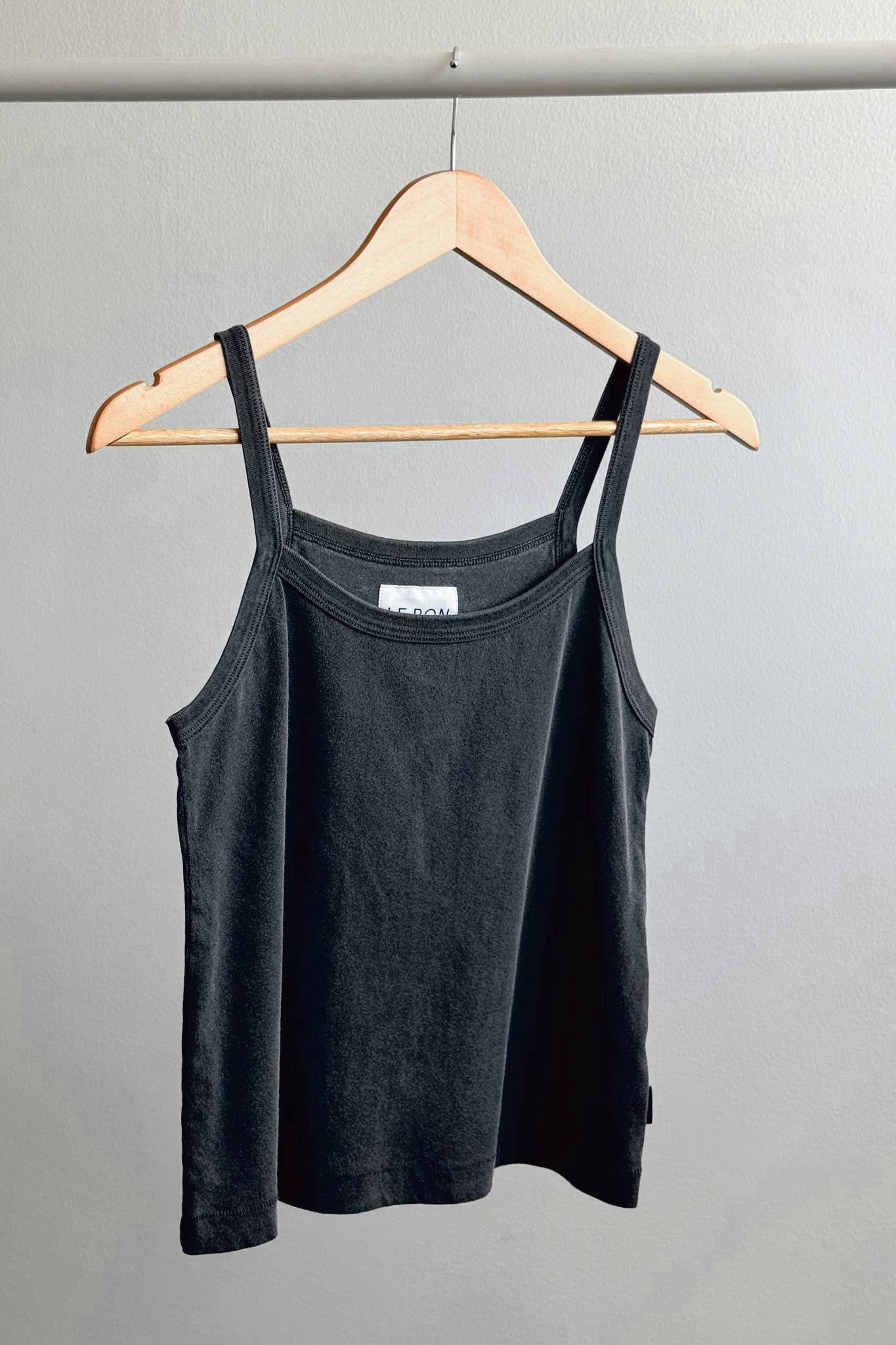 Organic Cotton Dana Cami in Vintage Black