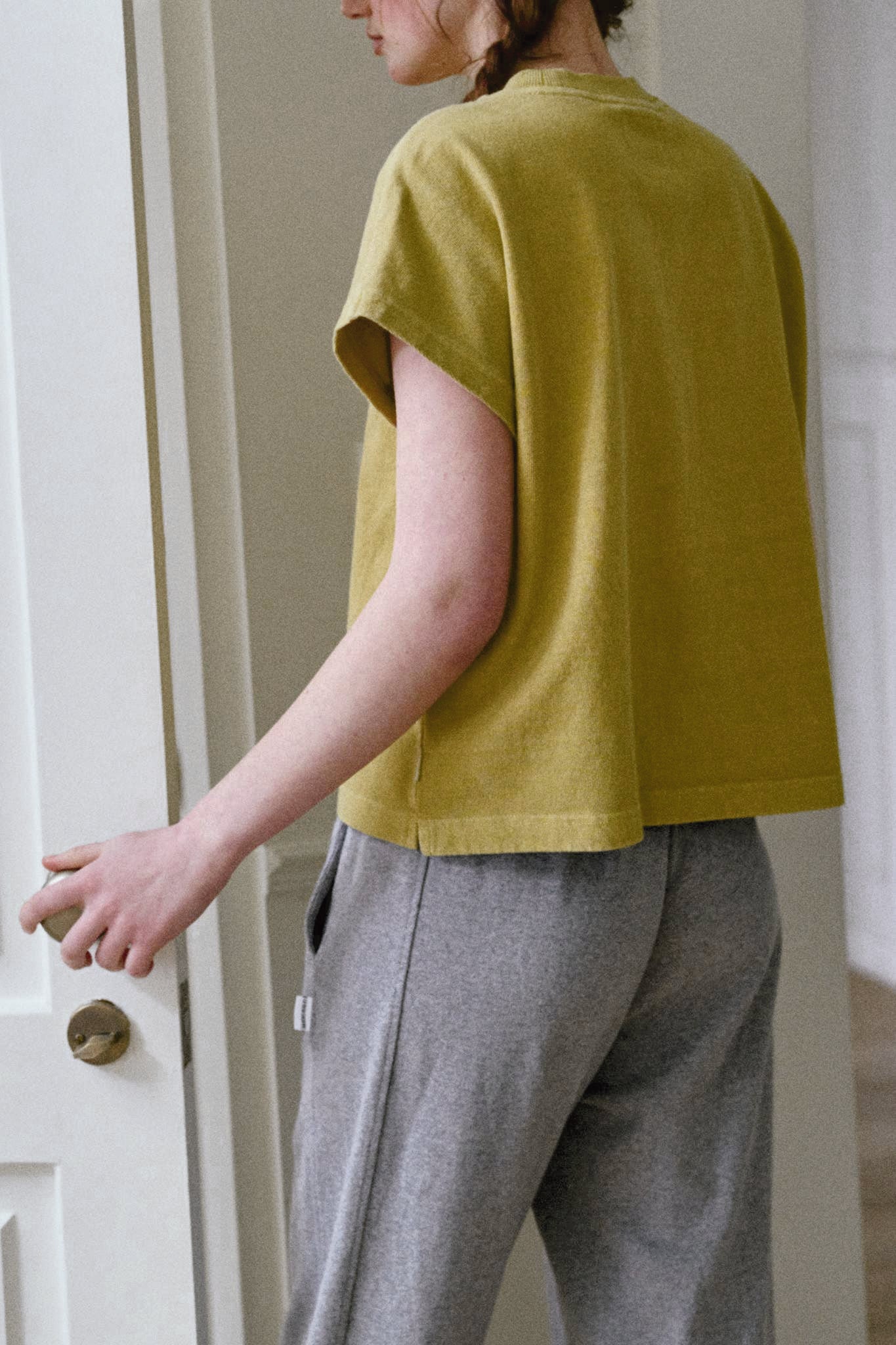 Jeanne Tee in Ochre Elegance
