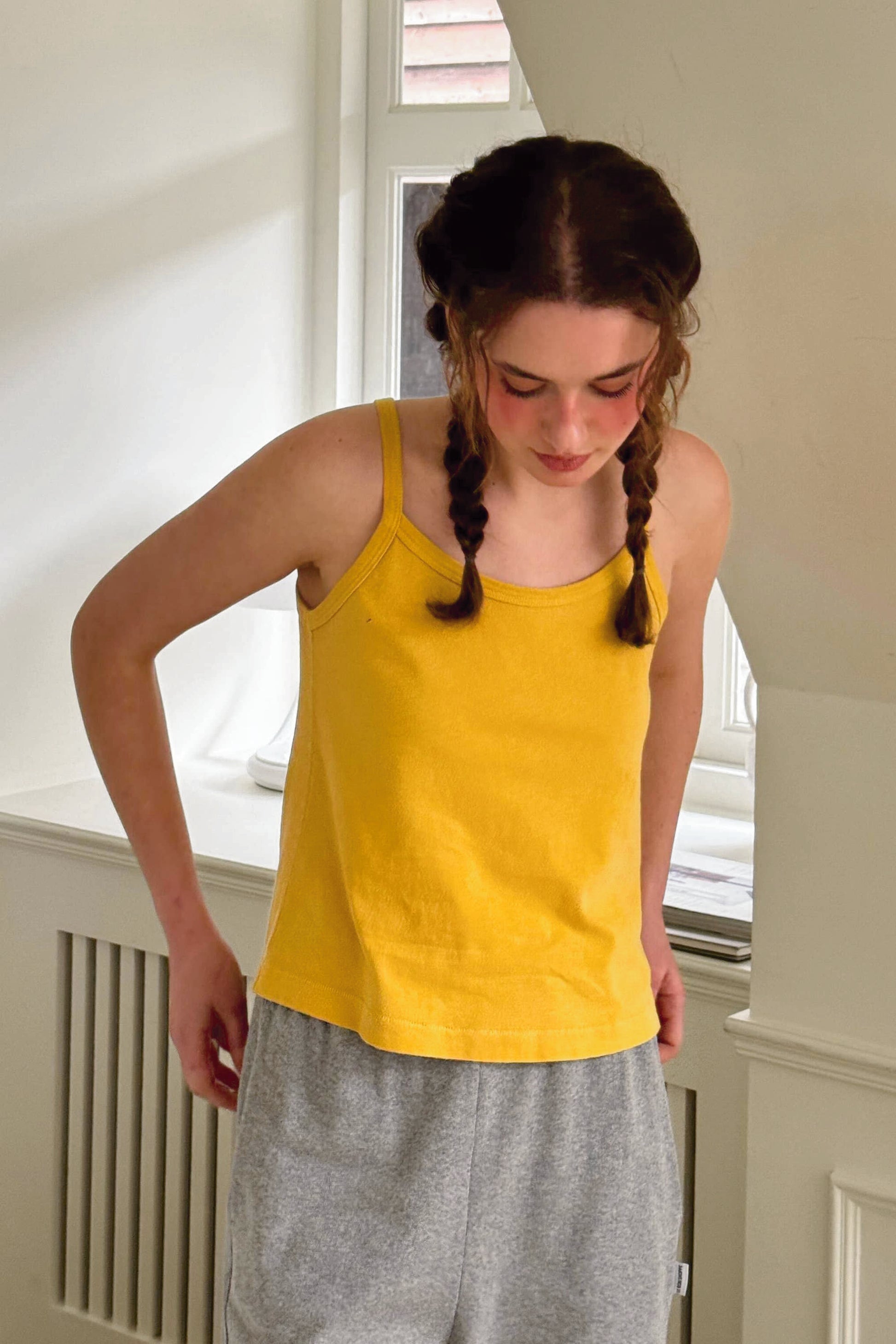 Organic Cotton Dana Cami in Banana