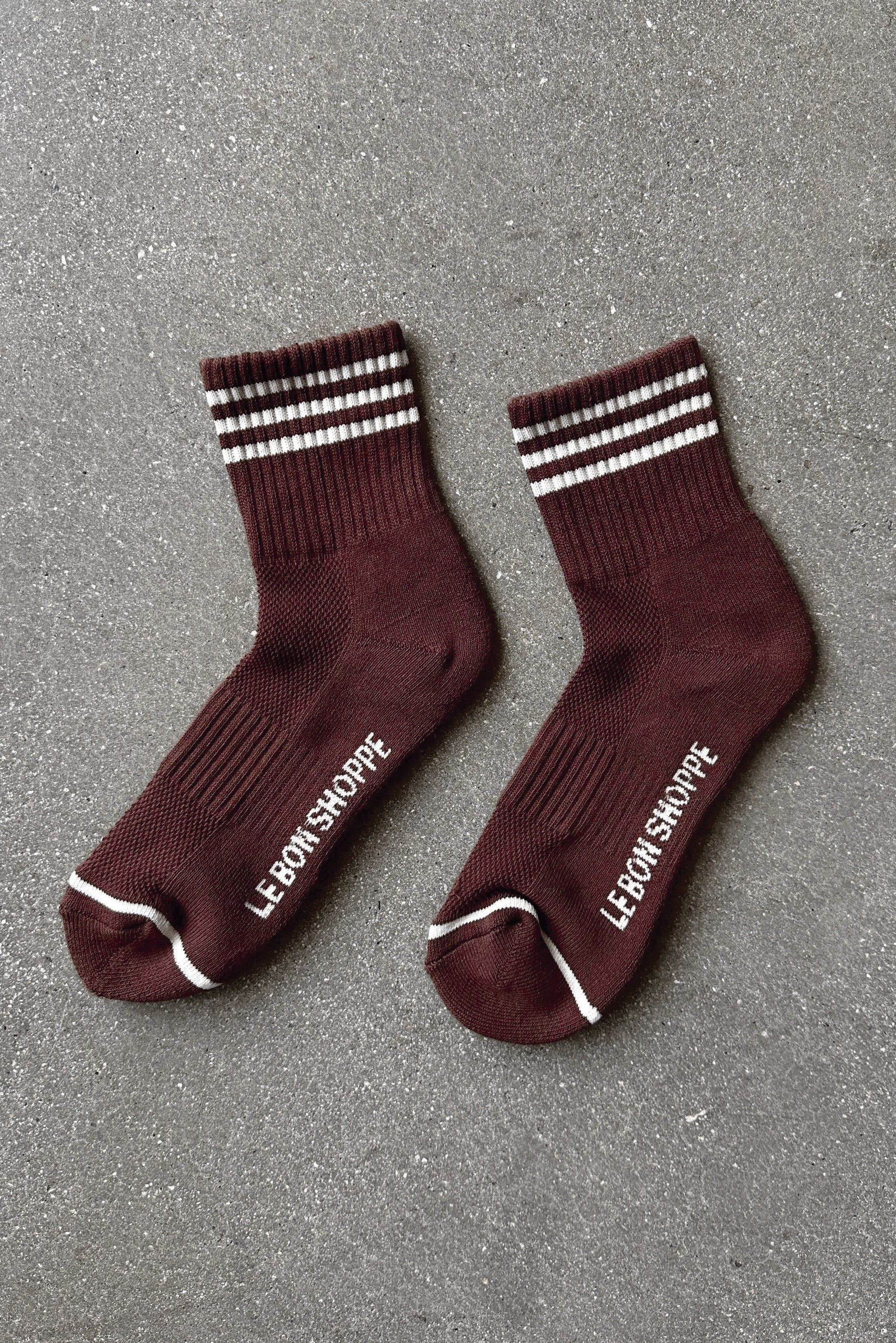 Mahogany Girlfriend Socks