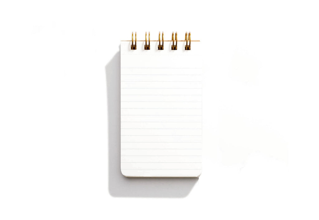 Mint Lined Reporter Notebook
