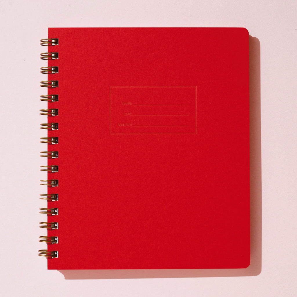 Warm Red Standard Notebook: Perfect for Right-Handed Sketching